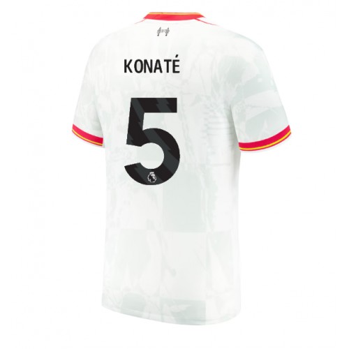 Fotbalové Dres Liverpool Ibrahima Konate #5 Alternativní 2024-25 Krátký Rukáv